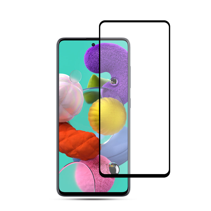 MOCOLO for Samsung Galaxy A51 SM-A515 3D Curved Side Glue Tempered Glass Full Screen Protector Film - Black MOCOLO for Samsung Galaxy A51 SM-A515 3D Curved Side Glue Tempered Glass Full Screen Protector Film - Black